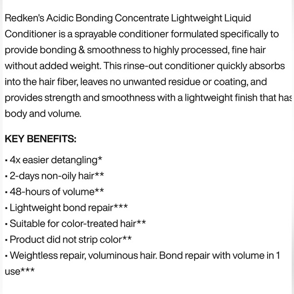 $8❤️‍🔥 Redken Acidic Bonding Concentrate Lightweight Liquid Conditioner Travel - Picture 5 of 6